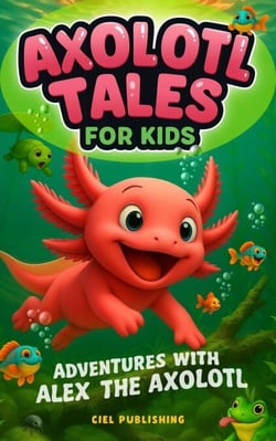 Axolotl Tales for Kids: Adventures with Alex the Axolotl: A Collection of 10 Illustrated Stories Featuring Life Lessons, Axolotl Facts, and Timeless Values