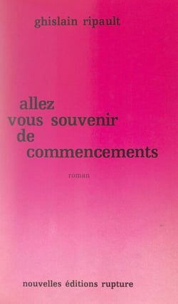 Allez vous souvenir de commencements