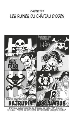 One Piece édition originale - Chapitre 919 - Les ruines du château d'Oden