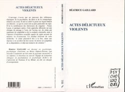 Actes délictueux violents