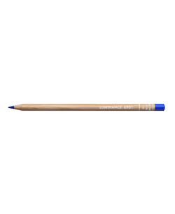 Crayon de couleur - Luminance 6901 - 3,8 mm - Bleu d'outremer - Caran d'Ache