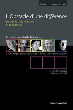 L'Obstacle d'une différence - Paroles de gais, réflexions et confidences