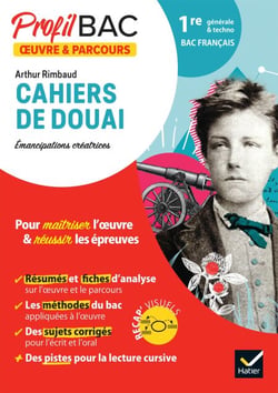 Profil - Rimbaud, Cahiers de Douai (Bac de français 2027) - analyse de l'oeuvre et du parcours au programme (1re générale et technologique)