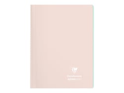Cahier polypro - Format A4 21 x 29.7 cm - Koverbook pastel Blush - Clairefontaine - 160 pages lignées - Rose