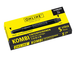 5 cartouches d'encre kombi noir
