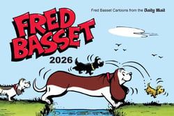 Fred Basset Yearbook 2026 - Witty Cartoon Strips from the Daily Mail