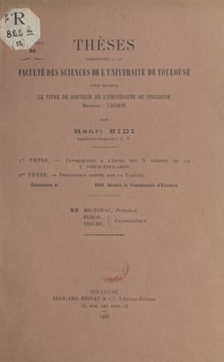 Contribution à l'étude des N dérive de la ß phényl-éthylamine - Suivi de Proposition donnée par la Faculté : Réactions photochimiques
