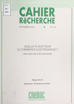 Quelle place pour le commerce électronique ? - Une analyse exploratoire