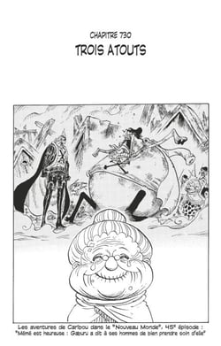 One Piece édition originale - Chapitre 730 - Trois atouts