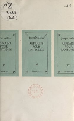 Refrains pour fantômes