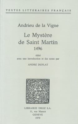 Le Mystère de Saint-Martin - 1496