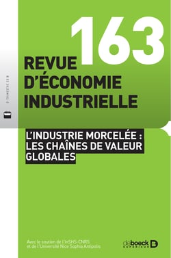 Revue d'économie industrielle - L’industrie morcelée : les chaînes de valeur globales