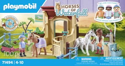 Playmobil® - Cavalières avec box et poneys - 71494 - Horses of Waterfall