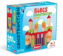 Blocs en bois Jeujura - 40 pièces