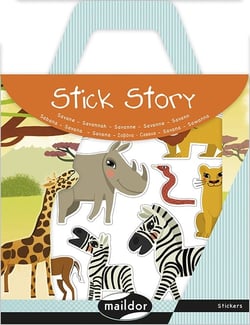 Stickers story savane - 4 planches