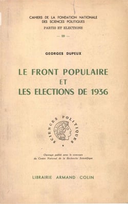 Le Front populaire et les élections de 1936