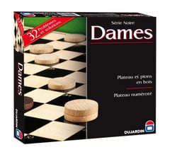 Jeu de dames en bois