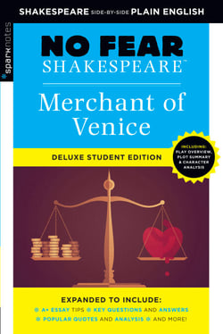 Merchant of Venice - No Fear Shakespeare Deluxe Student Editions - Shakespeare Side-by-Side Plain English