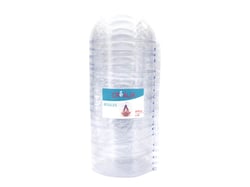10 boules en plastique 10cm transparent à assembler - Créalia