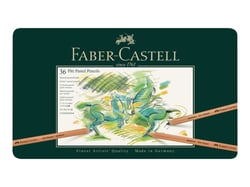 Boîte de 36 crayons pastel pointe fine - Faber-Castell - Assorties - Pitt Pastel