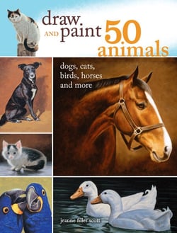 Draw and Paint 50 Animals - Dogs, Cats, Birds, Horses and More