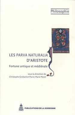 Les Parva naturalia d’Aristote - Fortune antique et médiévale
