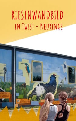 RIESENWANDBILD IN TWIST NEURINGE - Urbane Kunst im ländlichen Raum