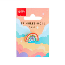 Broche pin's maillé - Rainbow