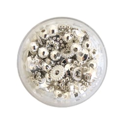 Mix de perles intercalaires Heishi - Argent - 12gr