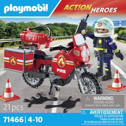 Pompier et moto - Playmobil®  Les pompiers - 71466