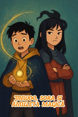 Jinwoo, Sora Și Amuleta Magică - Carti in limba romana copii, Carti pentru copii, carti pentru copii in limba romana