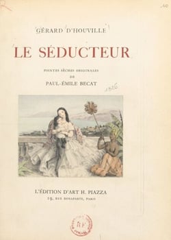 Le séducteur - Pointes sèches originales de Paul-Émile Bécat