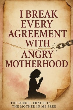 I Break Every Agreement With Angry Motherhood  : A Deliverance Scroll for the Mother I Promised I’d Be
