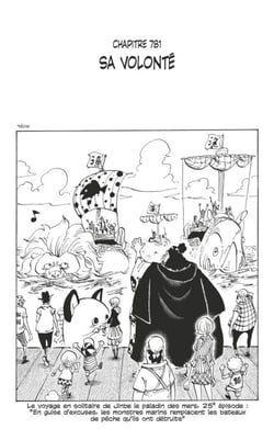 One Piece édition originale - Chapitre 781 - Sa volonté