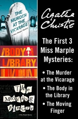 Miss Marple 3-Book Collection 1 - The Murder at the Vicarage, The Body in the Library, The Moving Finger