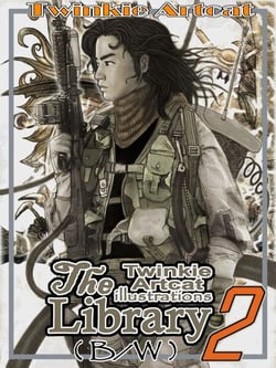 The Twinkie Artcat Illustration Library 2 (B/W) - ArtBook, #6