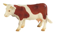 VACHE MARRON ET BLANCHE LARGE VACHE MARRON ET BLANCHE LARGE