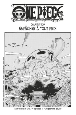 One Piece édition originale - Chapitre 1109 - Empêcher à tout prix