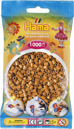 Sac 1000 perles Hama - marron - 20721