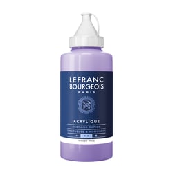 Tube 750 ml de peinture acrylique Lefranc Bourgeois - Violet pâle n°659 - Fine