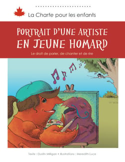 Portrait d’une artiste en jeune homard - Le droit de parler, de chanter et de rire
