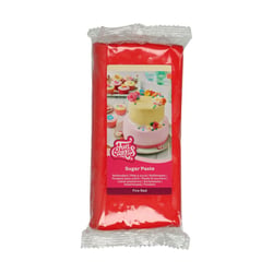 Pâte à sucre - rouge - 1kg - FunCakes