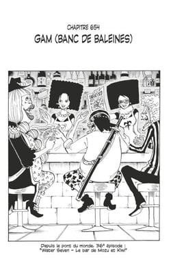 One Piece édition originale - Chapitre 654 - Gam (banc de baleines)