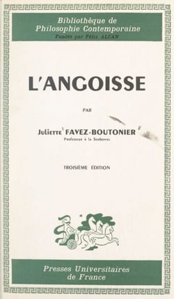 L'angoisse