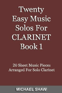 Twenty Easy Music Solos For Clarinet Book 1 - Woodwind Solo's Sheet Music, #3