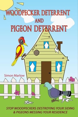 Woodpecker Deterrent - Pigeon Deterrent: Stop Woodpeckers Destroying Your Siding &amp; Pigeons Messing Your Residence