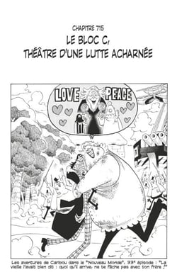 One Piece édition originale - Chapitre 715 - Le bloc C, théâtre d'une lutte acharnée