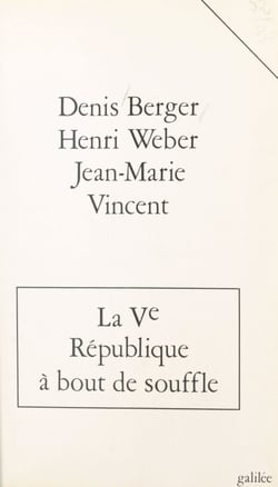La Ve République à bout de souffle