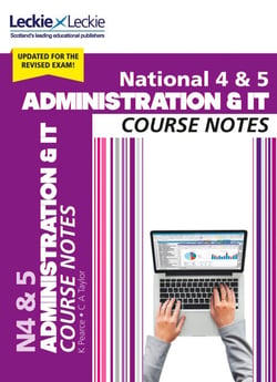 National 4/5 Administration and IT Course Notes for New 2019 Exams ebook - Course licence