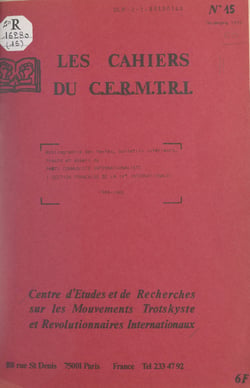 Bibliographie des textes, bulletins intérieurs, tracts et appels du Parti communiste internationaliste (section française de la IVe Internationale), 1944-1945